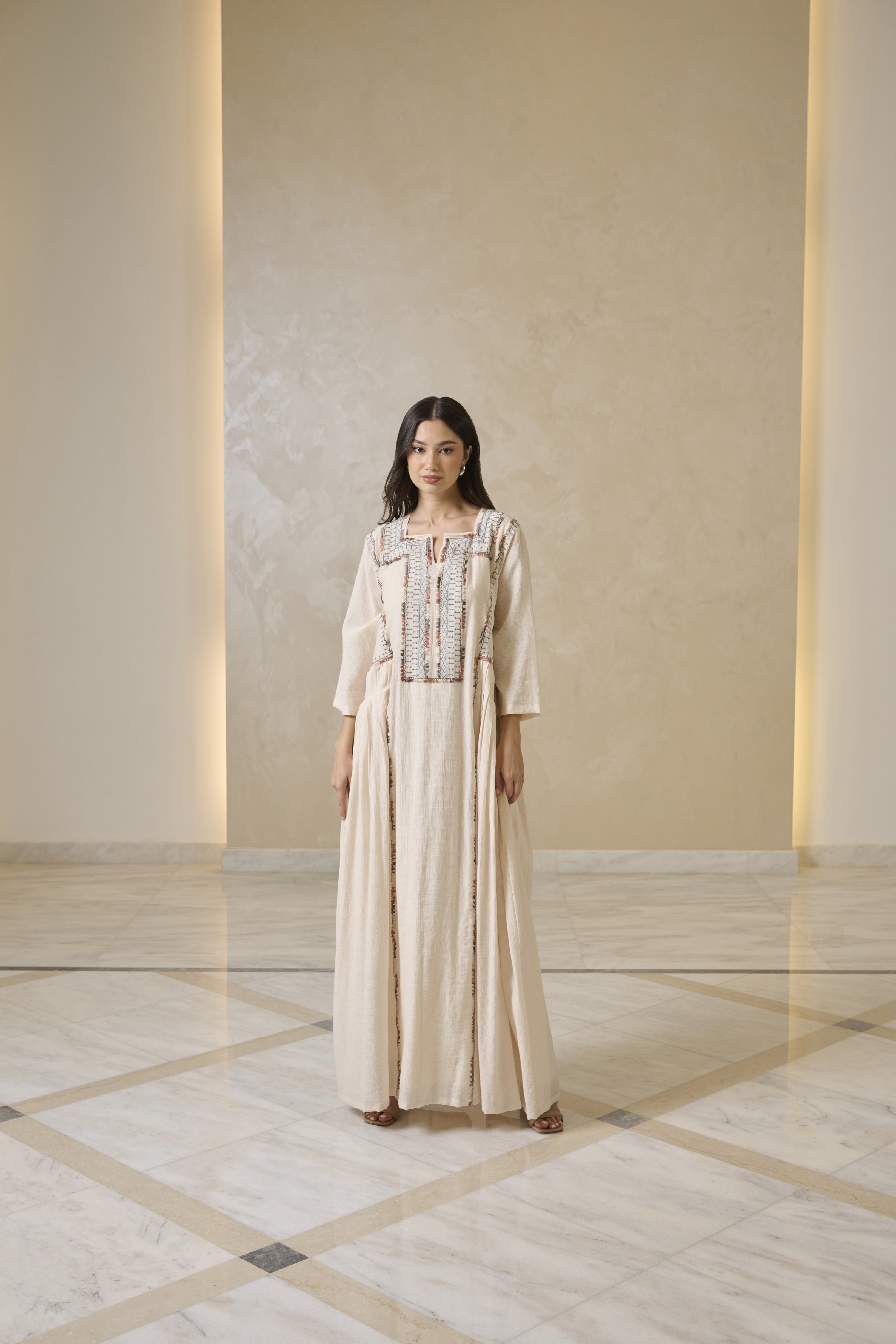 J0029 Cotton with handwork embroidery