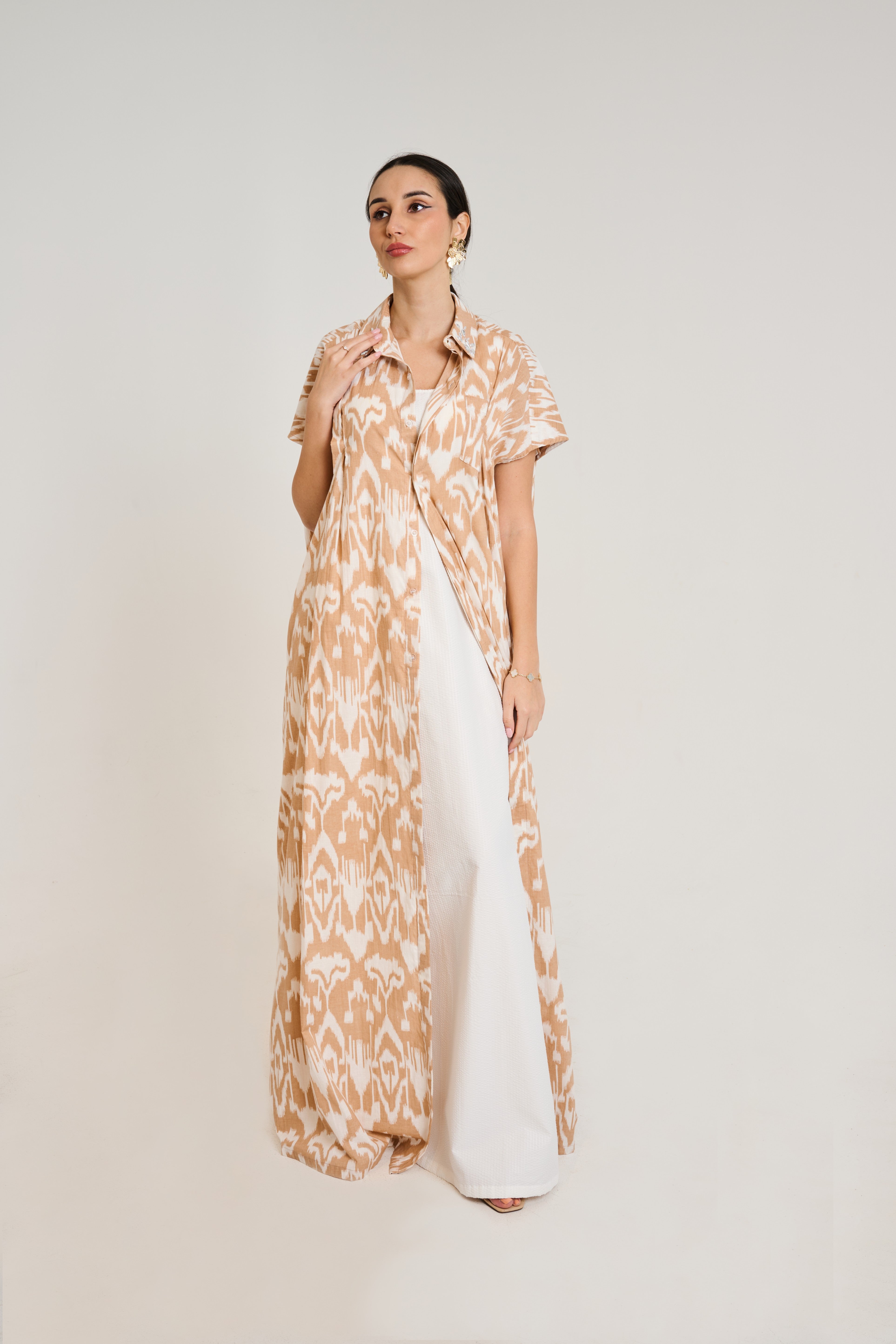 J074 Cotton Attached shirt Design