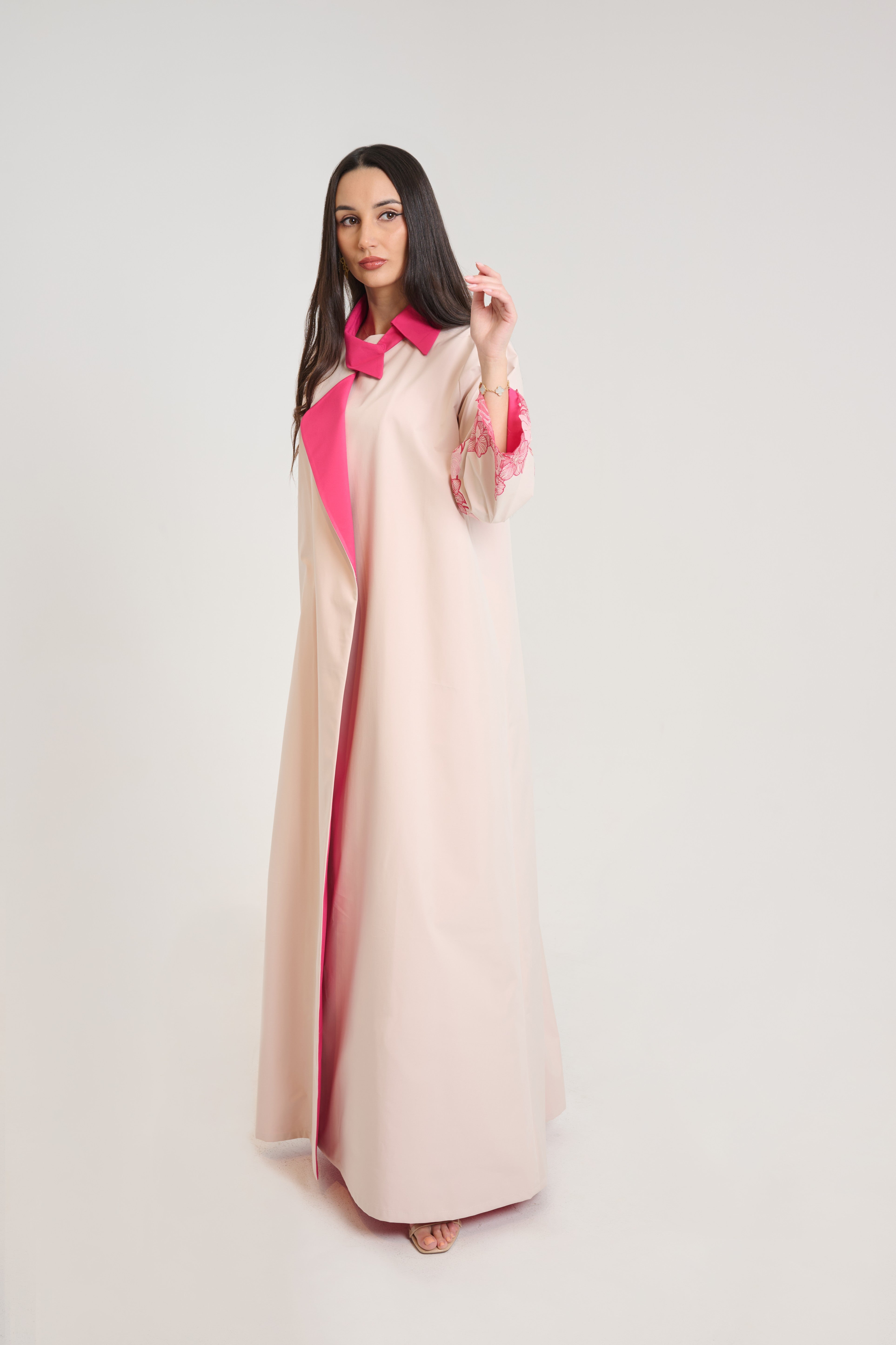 J068 Cotton 2 Tone With Lace